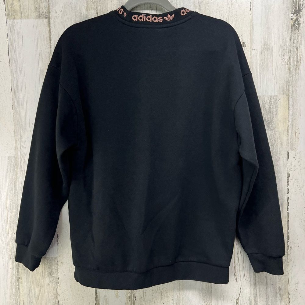 Adidas Black Crewneck Sweatshirt Womens Small - Picture 5 of 7